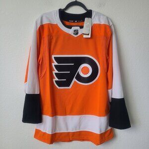 Adidas NHL Philadelphia Flyers Authentic Jersey GT5612 Size 46 Orange